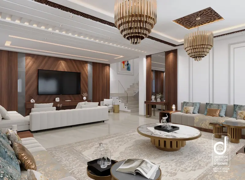 Contemporary Moroccan lounge